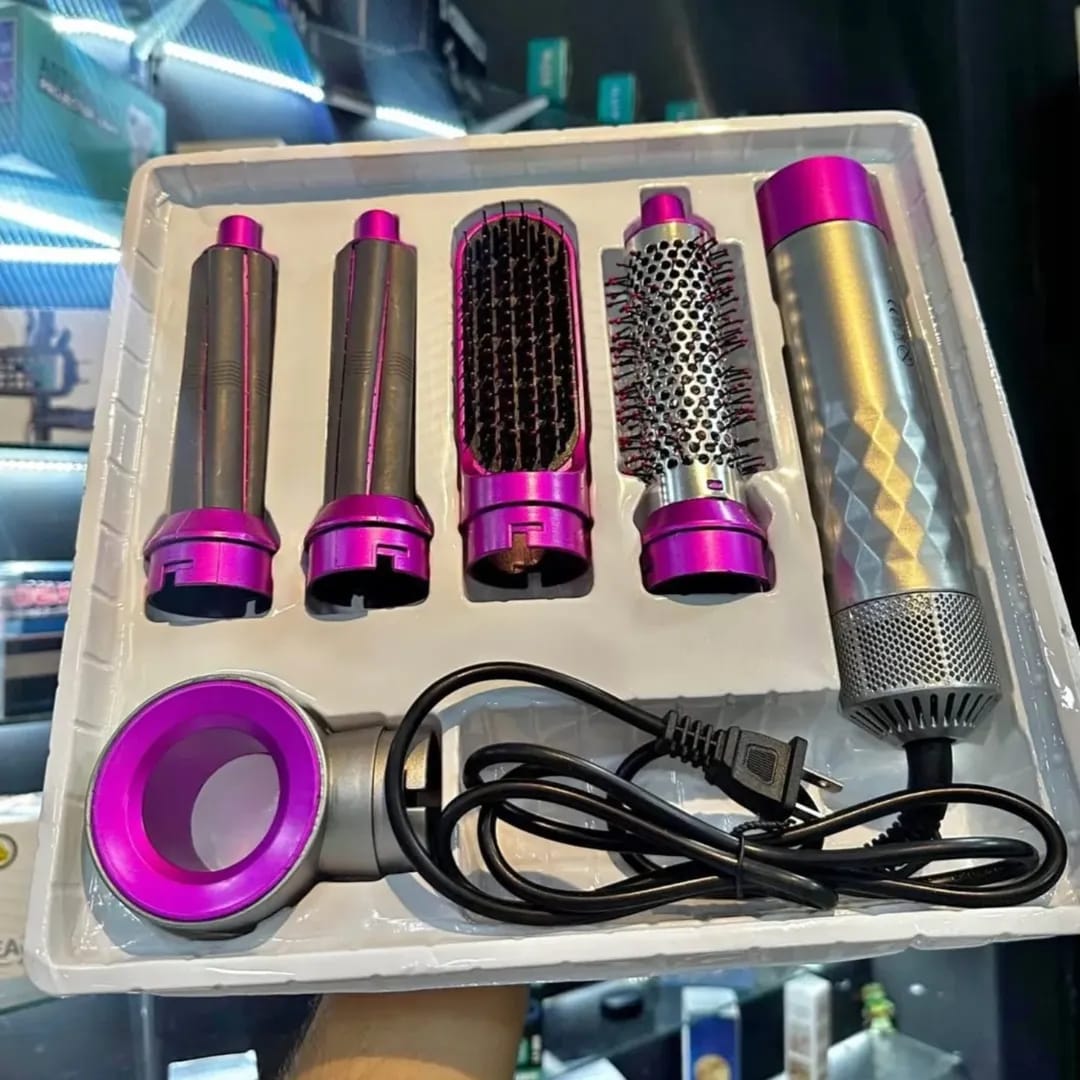 Peine de secado y estilizado de cabello Vertibrush™, alisa, seca y riza rápido, envío gratis Chile

