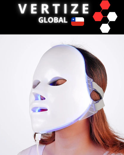 Máscara LED de Rejuvenecimiento Facial GLOW™ - Vertize Global ✨