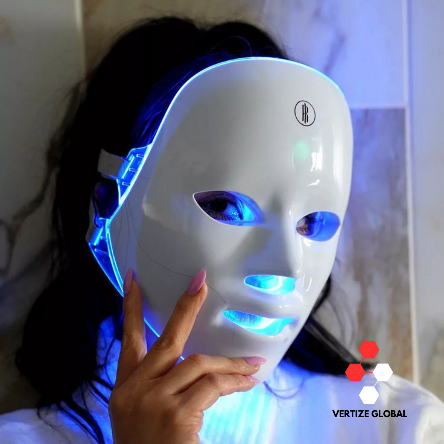 Máscara rejuvenecedora de luz LED para rostro, mejora arrugas y manchas, compra segura Chile