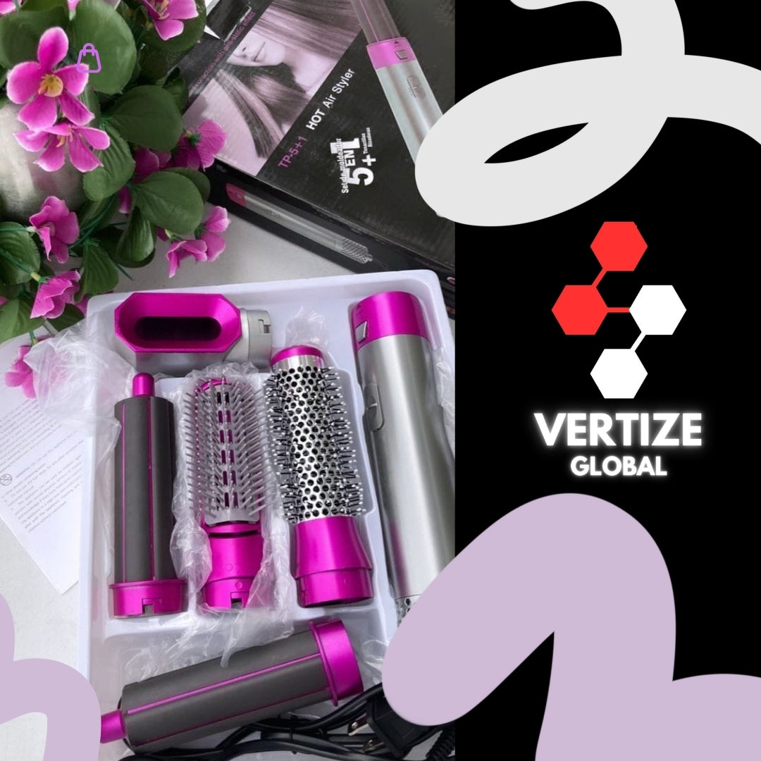 Peine Secador Multifunción VERTIBRUSH™ 5 en 1 By VertizeGloba